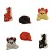 Buttons Galore and More Pet Buttons for Sewing and Craft -Cool Cats - 18 Buttons
